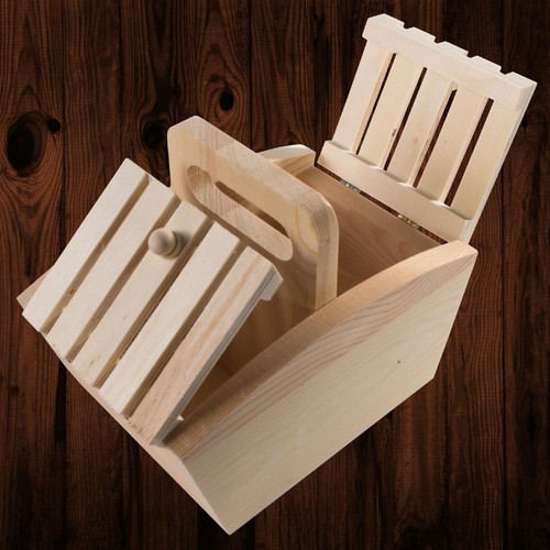 Nähkasten aus holz fächer - 2,
