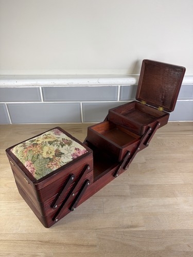 Vintage holz akkordeon - holz,